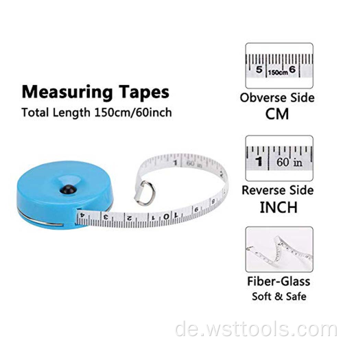 60 Zoll Mini Soft Retractable Measuring Tape